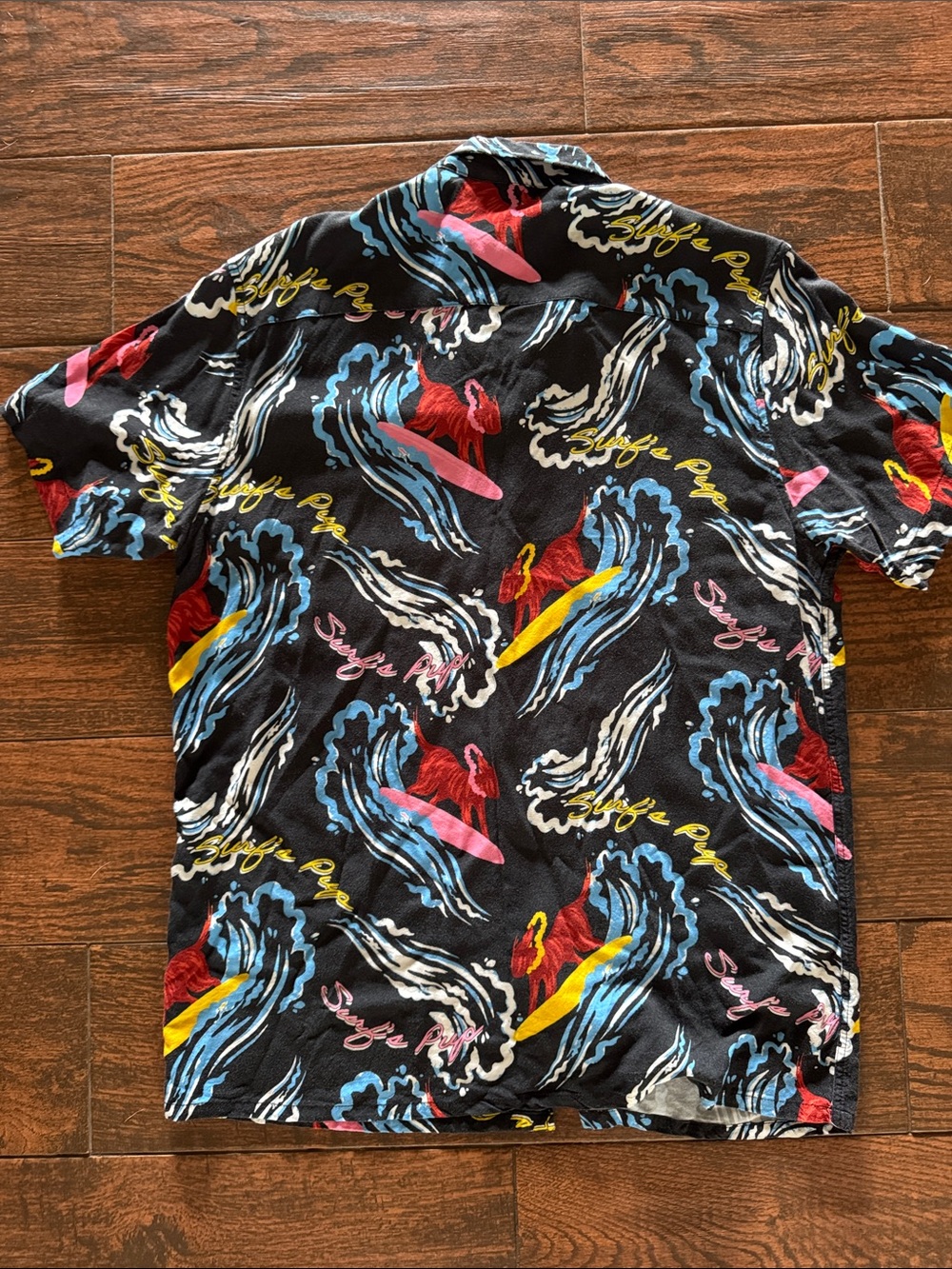 Duvin Surf Print Short Sleeve Shirt & Swim Shorts Set - Picture 5 of 8